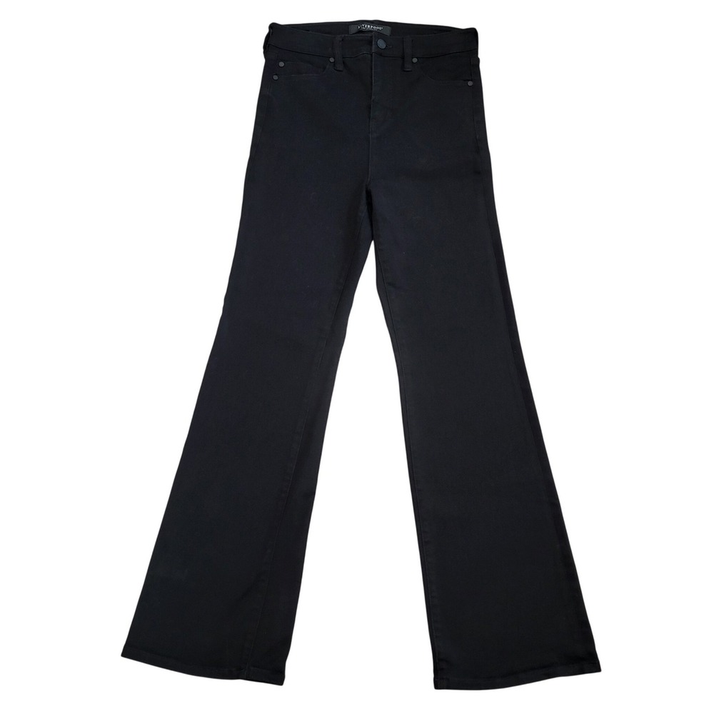 Liverpool Los Angeles Lucy Hi-Rise Bootcut Flare Jeans Black Size 4 27" Waist